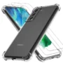 Coque antichoc compatible Galaxy S22 Plus 5g Transparente + 2 protections écran - EVETANE