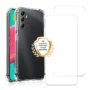 Coque antichoc compatible Galaxy A14 Transparente + 2 protections écran - EVETANE