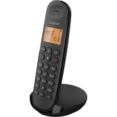 Téléphone fixe sans fil – LOGICOM – DECT ILOA 100 SOLO – Ardoise – Sans répondeur