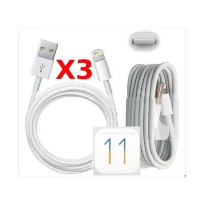 X3 Cable Usb pour Iphone 6 /6S / 6Plus / 6SPlus PACK X3 Little Boutik®