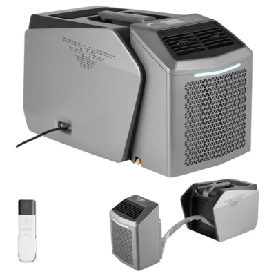 Climatiseur portable – DUOKU – F8 – 4850 BTU (580 W) – Split double tuyau – Pour tentes & camping-cars