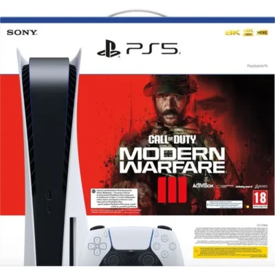 Console PlayStation 5 – Édition Standard + Call of Duty : Modern Warfare III (code dans la boîte)