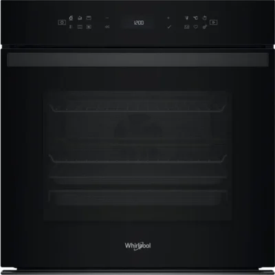 Four encastrable – Pyrolyse Hydrolyse – Chaleur pulsée – WHIRLPOOL WOI68PT1SBAF – Noir – Porte froide – 73L – 59,5 x 56,4 x 59,7 cm