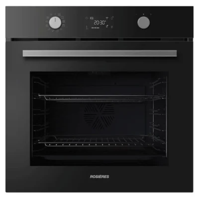 Four pyrolyse Softclose – BOSCH SER4 – HQG572BB3F – Noir – 8 modes de cuisson – 59,5 x 59,4 x 54,8 cm