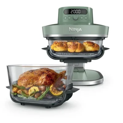 Friteuse sans huile – NINJA – CRISPI PRO – Capacité 5,7 L + 2,3 L – 5 programmes – 2100 W – Vert