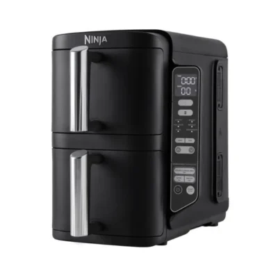 Friteuse sans huile NINJA – Double Stack SL300EU – Capacité 7,6L – 6 programmes de cuisson – 2470W