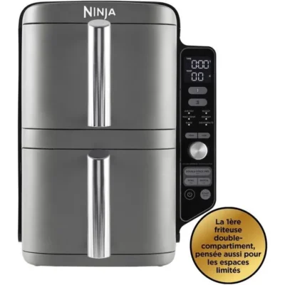 Friteuse sans huile NINJA – Double Stack XL SL400EU – Capacité 9,5L – 6 programmes de cuisson – 2470W