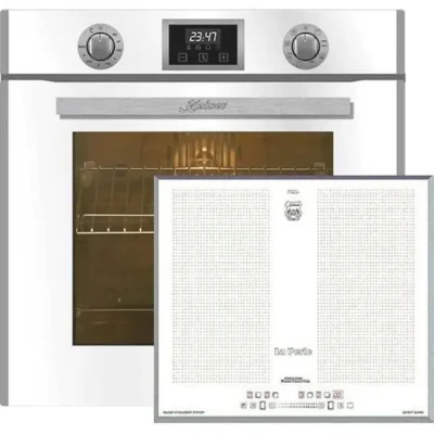 Kaiser Four Set EH 6326 W+KCT 67 FIW , Four électrique, Autonome, 79L+plaque de cuisson à induction 60 cm