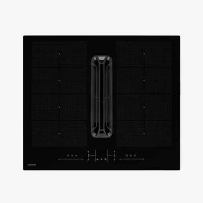 AirJet FlexPro 60cm 4 Feux Plaque Induction avec Hotte Intégrée Noir