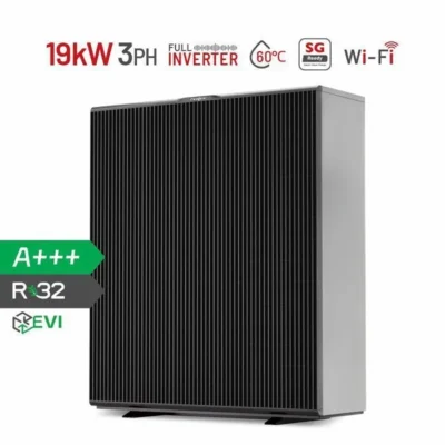 ZEALUX PLUS Pompe à chaleur air-eau monobloc réversible 19kW 3PH R32 pour plancher chauffant hydraulique ou radiateurs