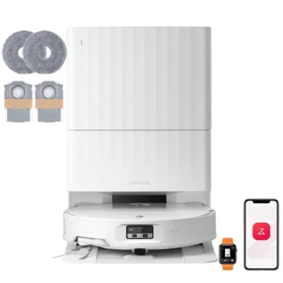 Roborock Qrevo Edge 2 Set Robot aspirateur laveur avec station 25000Pa Nouvelle station multifonction Lavage